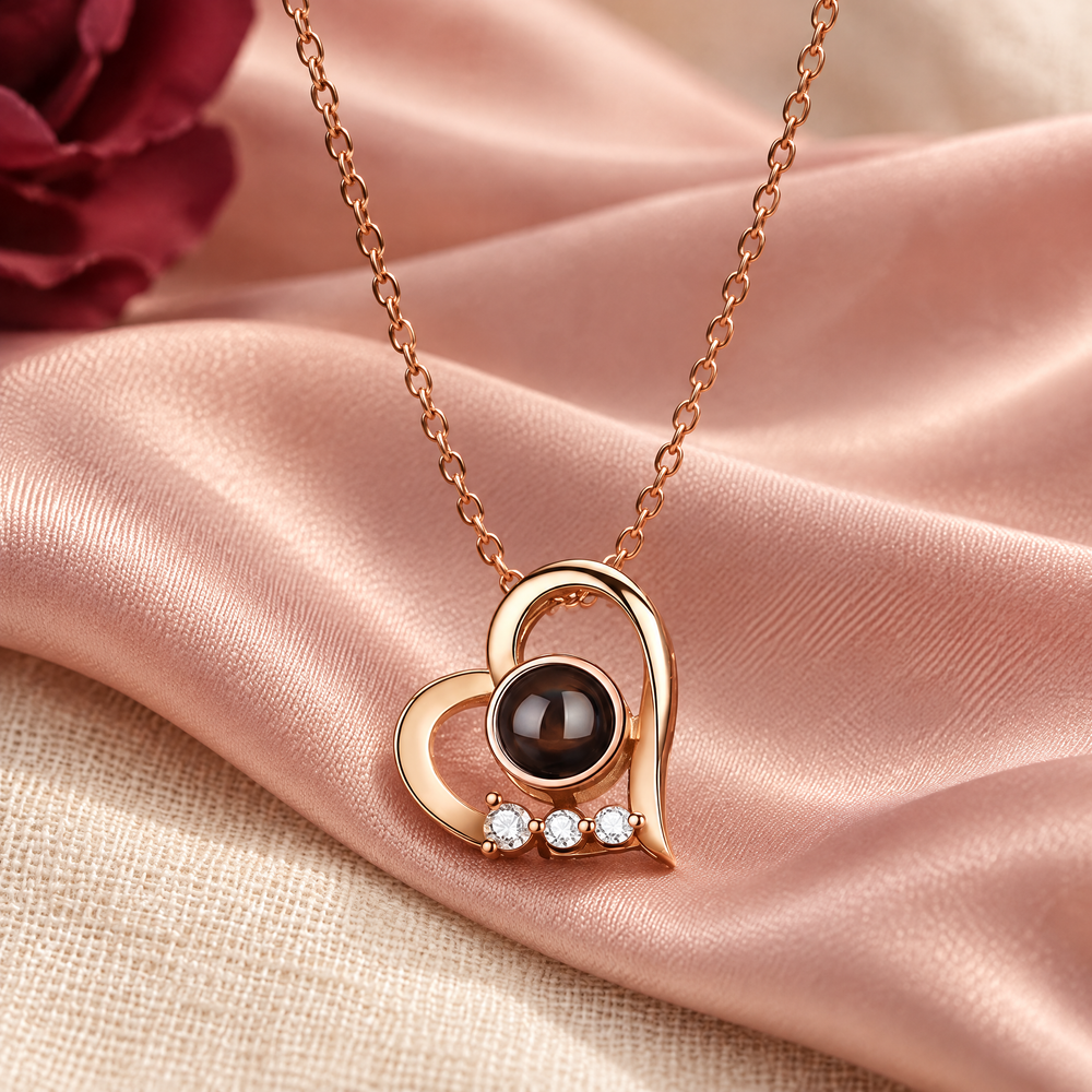 Hundred I Love You Projection Necklace