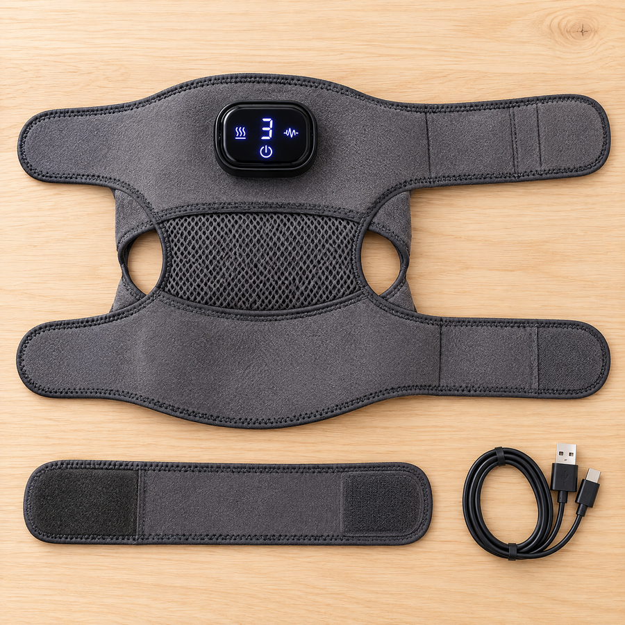 The wrap, strap and cable.