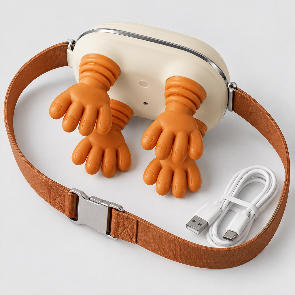 Palma massager showing its silicone fingers