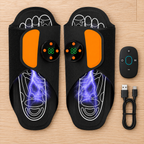 Two EMS foot pads with remote and USB cable