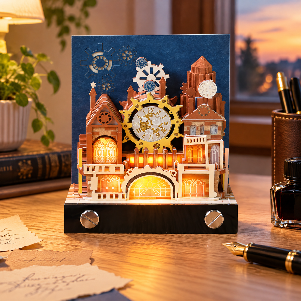 Unveil Clocktower 3D Memo Block